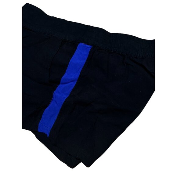 Aeropostale Wide Leg Shorts with Pockets sz Large Black Blue High Waisted - Picture 6 of 11